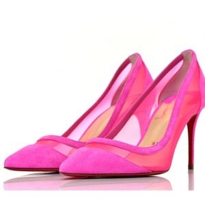 Christian Louboutin Galativi Veau Velours/ Rete- unworn